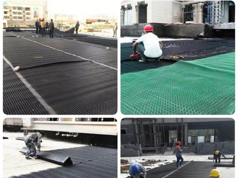 دستگاه اکستروژن صفحه زهکشی HDPE با قابلیت حفظ آب و ساخت و ساز سازگار با محیط زیست، ورق پلاستیکی